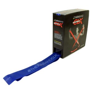 CLX Theraband - Latex Free Consecutive Loops 25 yard Box Extra-Heavy Intermediate (Blue)