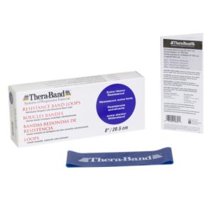 Thera-Band Resistance Loops 8" Extra Heavy (Blue)