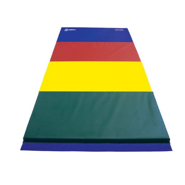 Panel Mat - 6’ x 12’ x 2”, Velcro Ends Only - Rainbow - Image 2
