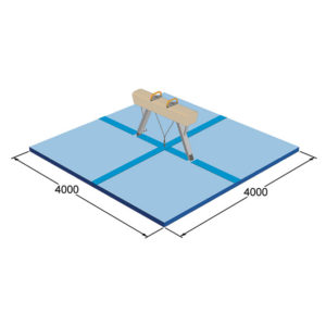 POMMEL HORSE MAT SET - FIG APPROVED