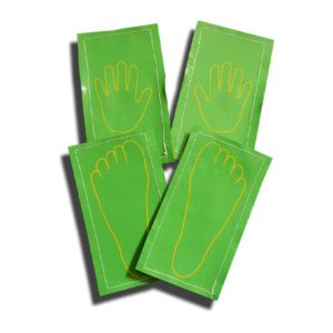 Carolina Gym Supply Colorful Vinyl/Hook, Hands & Feet 12 pieces (3 prs of hands, 3 prs of feet)