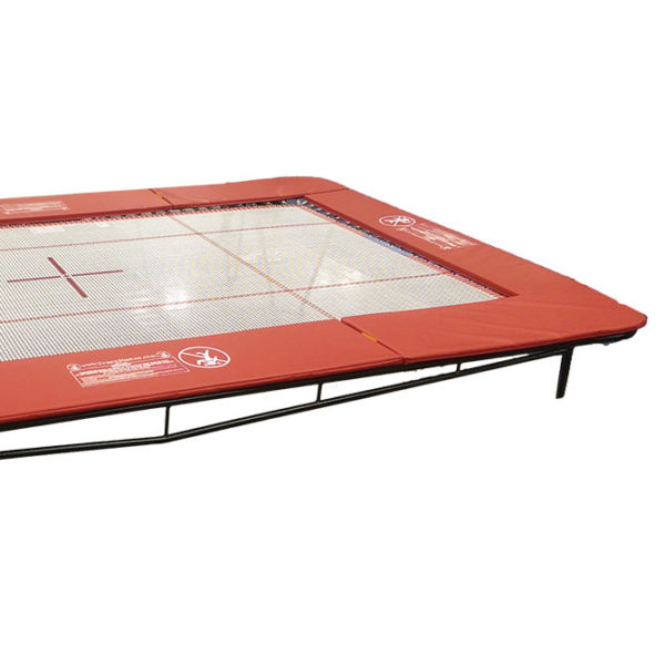 7' x 14' Non-Folding Trampoline with Black Poly Bed - Image 2